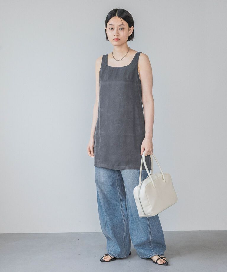 A part by 「【再入荷】Apbコクーンデニムパンツ」|デニム|