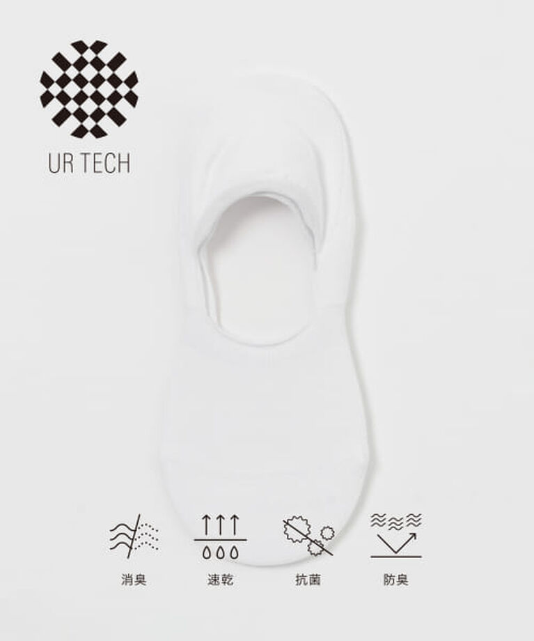 URBAN RESEARCH「UR 『UR TECH』カバーソックス」|ソックス|WHITE
