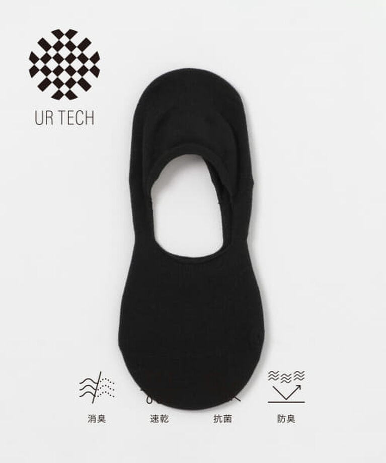 URBAN RESEARCH「UR 『UR TECH』カバーソックス」|ソックス|BLACK