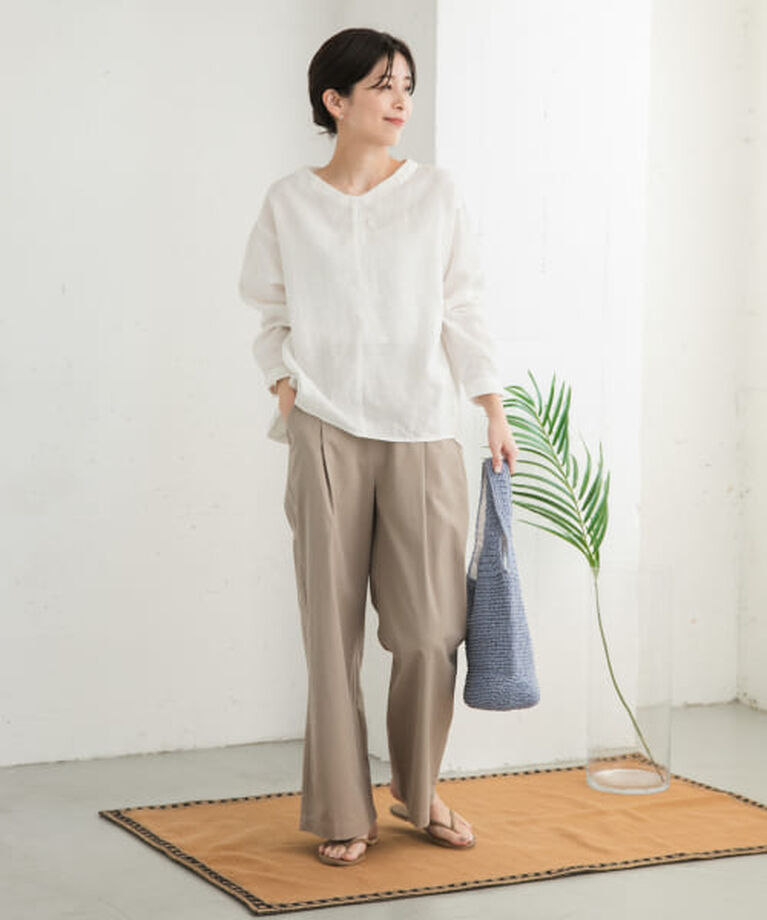 URBAN RESEARCH DOORS「DOORS 『再入荷予定』レーヨンコットンイージーパンツ」|その他|
