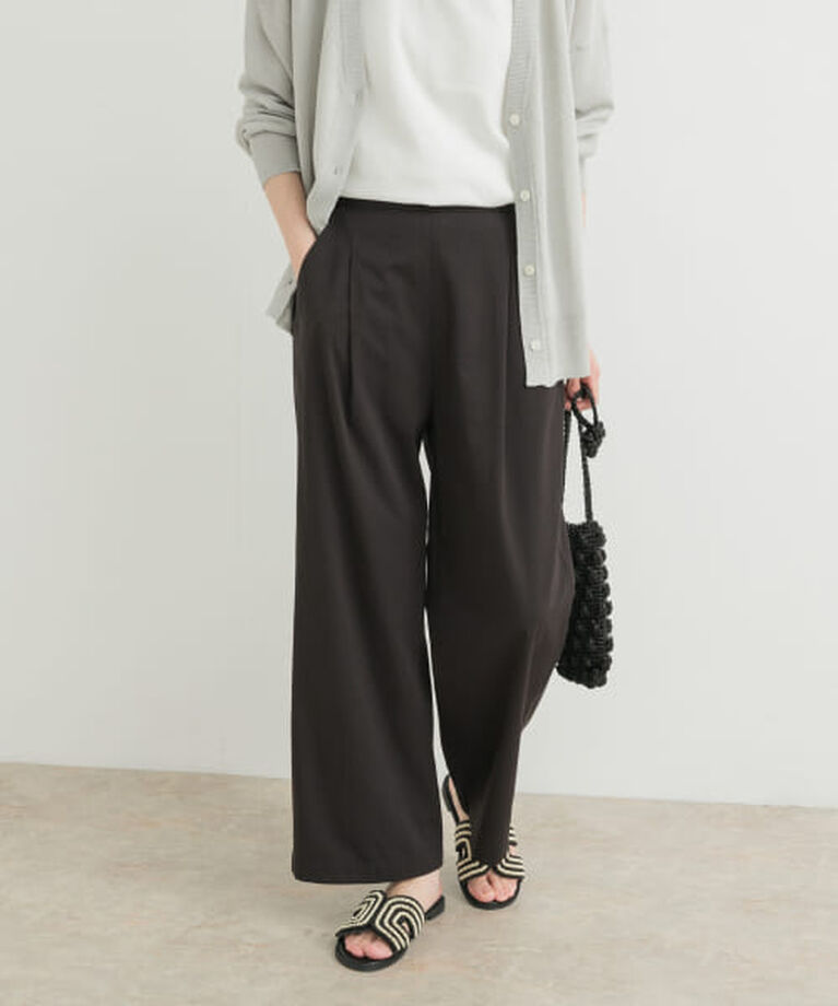 URBAN RESEARCH DOORS「DOORS 『再入荷予定』レーヨンコットンイージーパンツ」|その他|BLACK