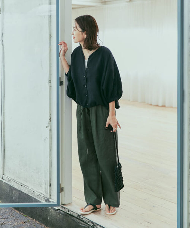 URBAN RESEARCH DOORS「DOORS リネンイージーパンツ」|その他|