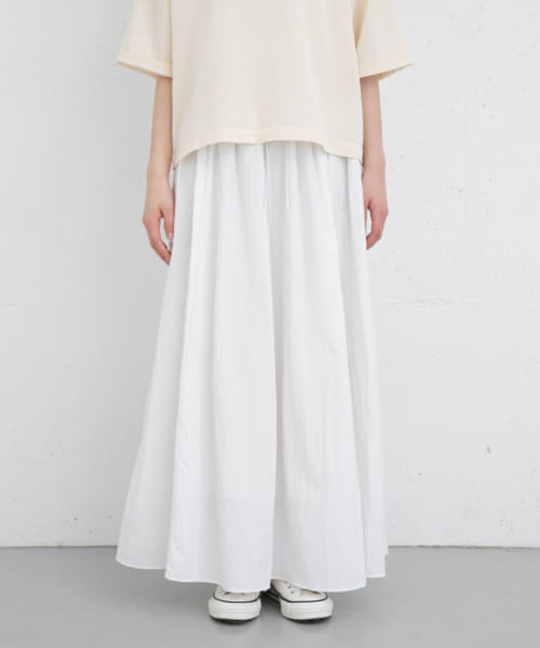 URBAN RESEARCH DOORS「DOORS FORK&SPOON　ナイロンギャザースカート」|スカート|