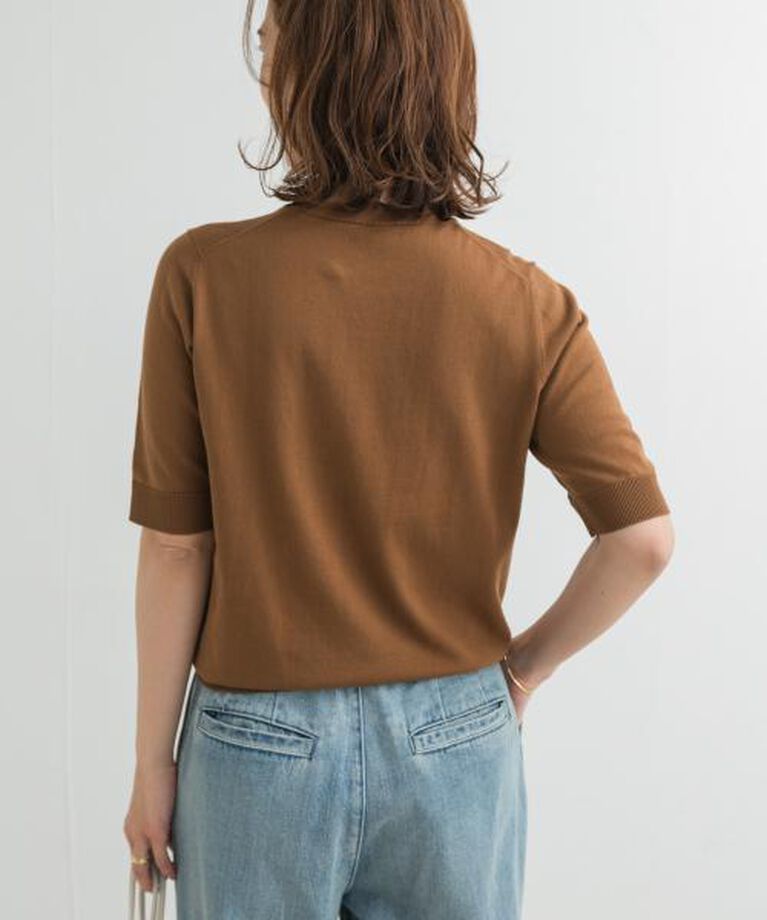 URBAN RESEARCH DOORS「DOORS 『UR TECH ひやサラクール』コットンハーフスリーブKNIT」|ニット・セーター|