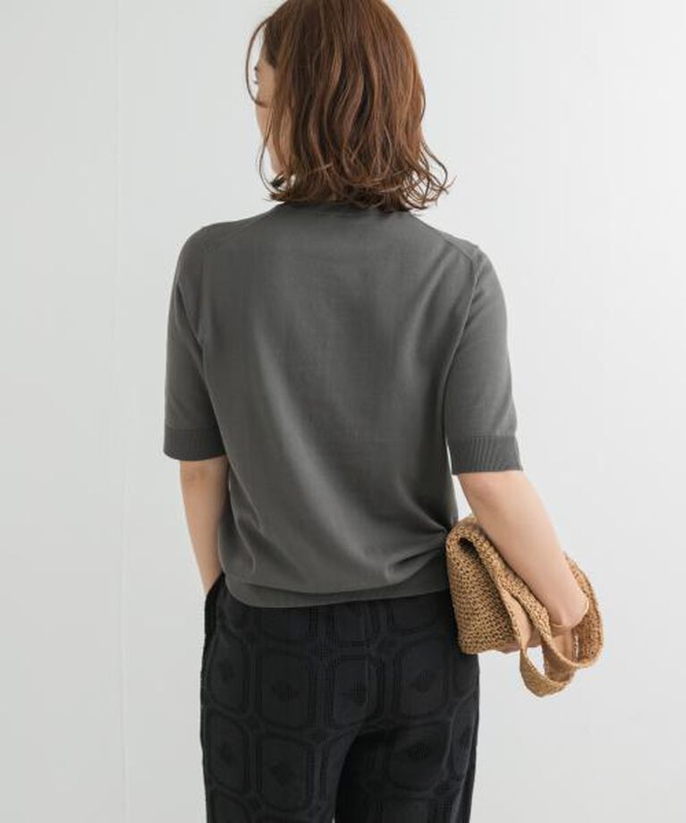 URBAN RESEARCH DOORS「DOORS 『UR TECH ひやサラクール』コットンハーフスリーブKNIT」|ニット・セーター|