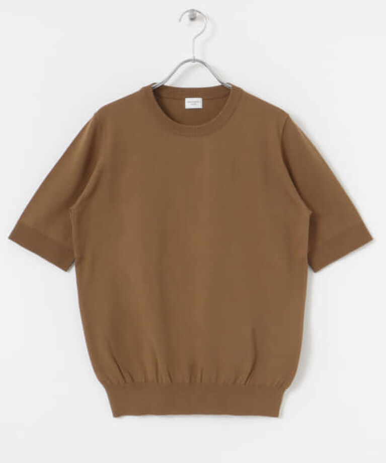 URBAN RESEARCH DOORS「DOORS 『UR TECH ひやサラクール』コットンハーフスリーブKNIT」|ニット・セーター|