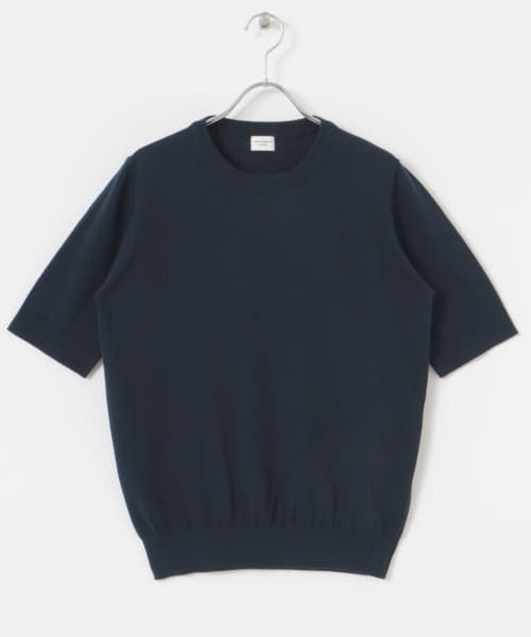 URBAN RESEARCH DOORS「DOORS 『UR TECH ひやサラクール』コットンハーフスリーブKNIT」|ニット・セーター|