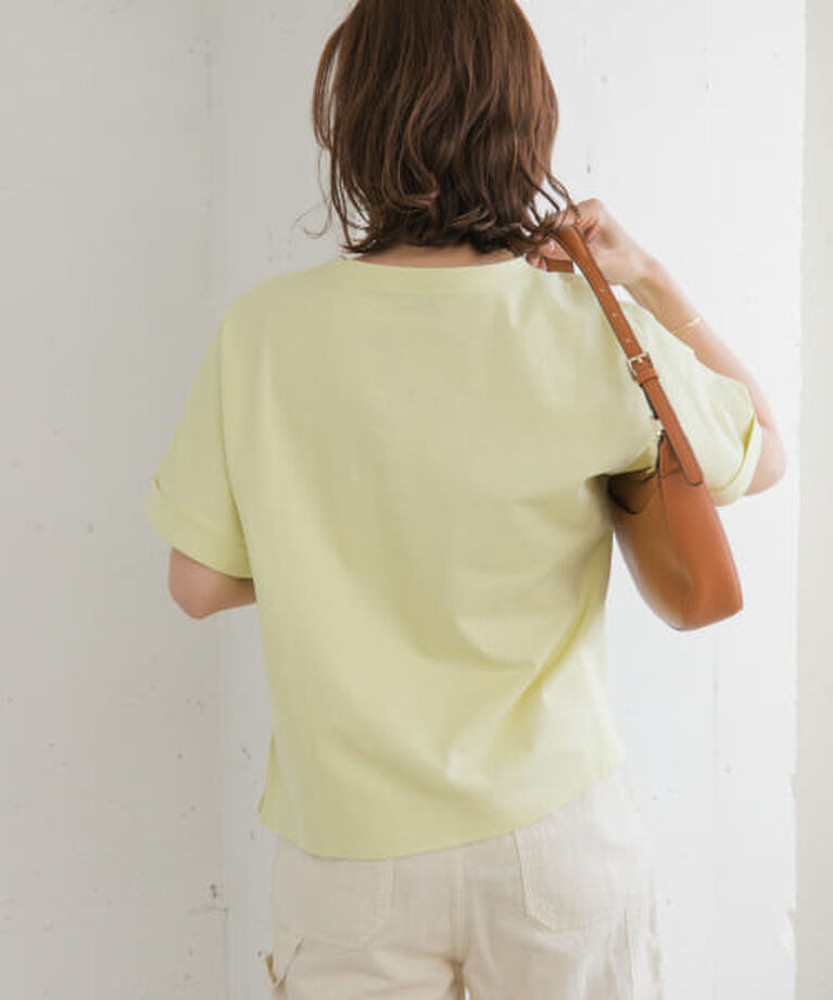 URBAN RESEARCH DOORS「DOORS 『UR TECH』コットンロールスリーブプルオーバー」|Tシャツ・カットソー|