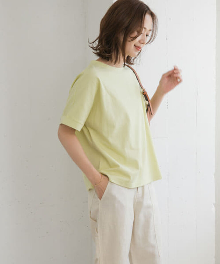URBAN RESEARCH DOORS「DOORS 『UR TECH』コットンロールスリーブプルオーバー」|Tシャツ・カットソー|