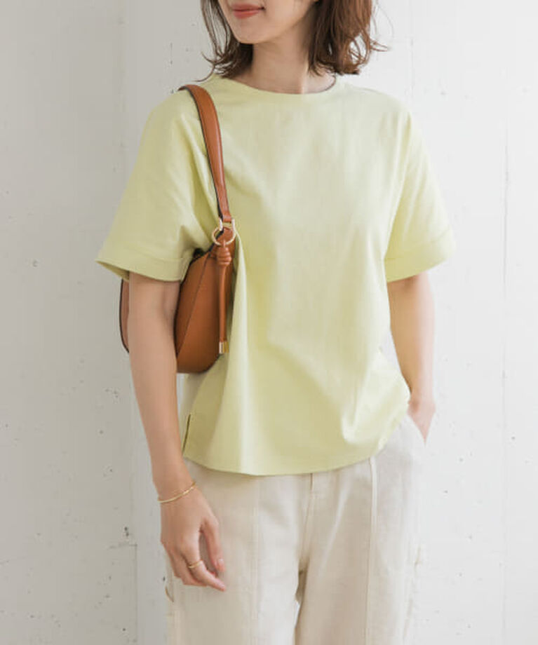 URBAN RESEARCH DOORS「DOORS 『UR TECH』コットンロールスリーブプルオーバー」|Tシャツ・カットソー|
