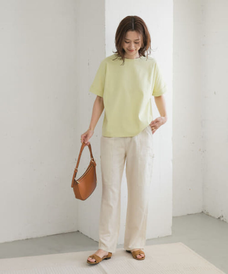 URBAN RESEARCH DOORS「DOORS 『UR TECH』コットンロールスリーブプルオーバー」|Tシャツ・カットソー|