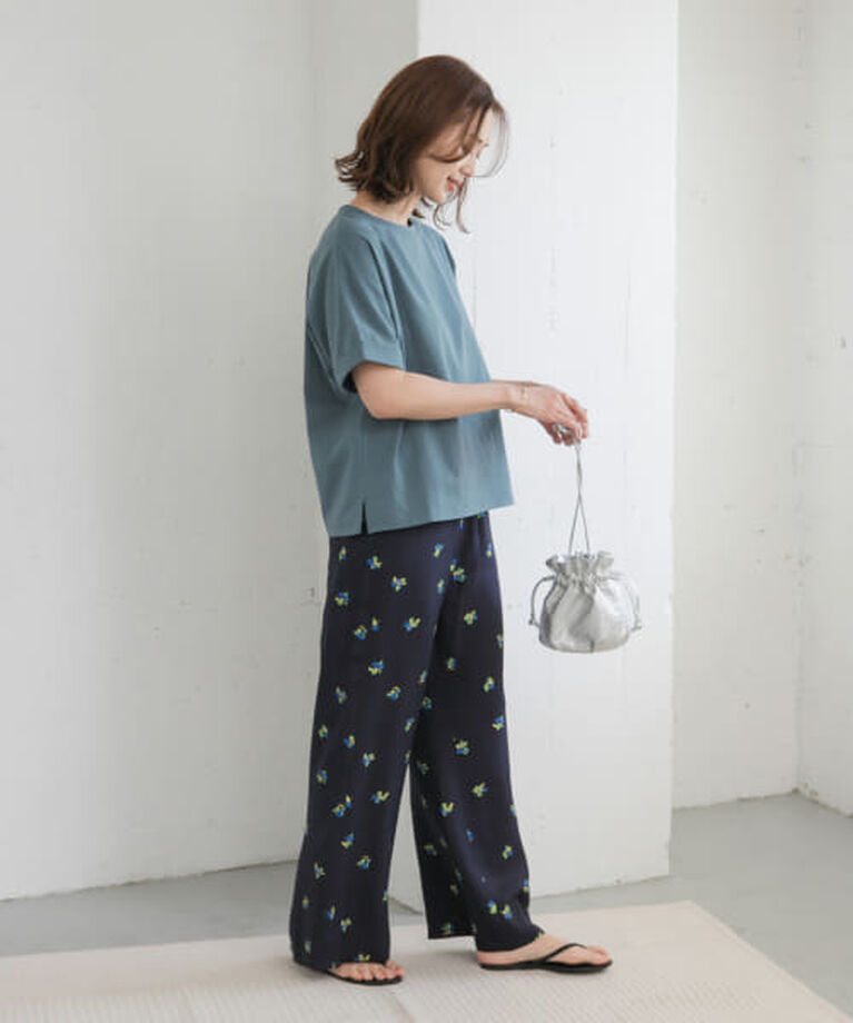 URBAN RESEARCH DOORS「DOORS 『UR TECH』コットンロールスリーブプルオーバー」|Tシャツ・カットソー|