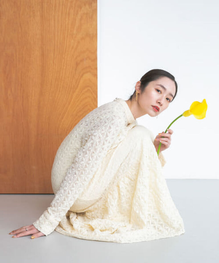  「KBF パイピングレースワンピース」|ワンピース|IVORY