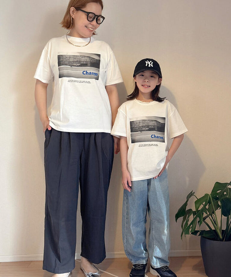  「【＠remi_usus企画】CharmフォトプリントTシャツ」|プルオーバー|