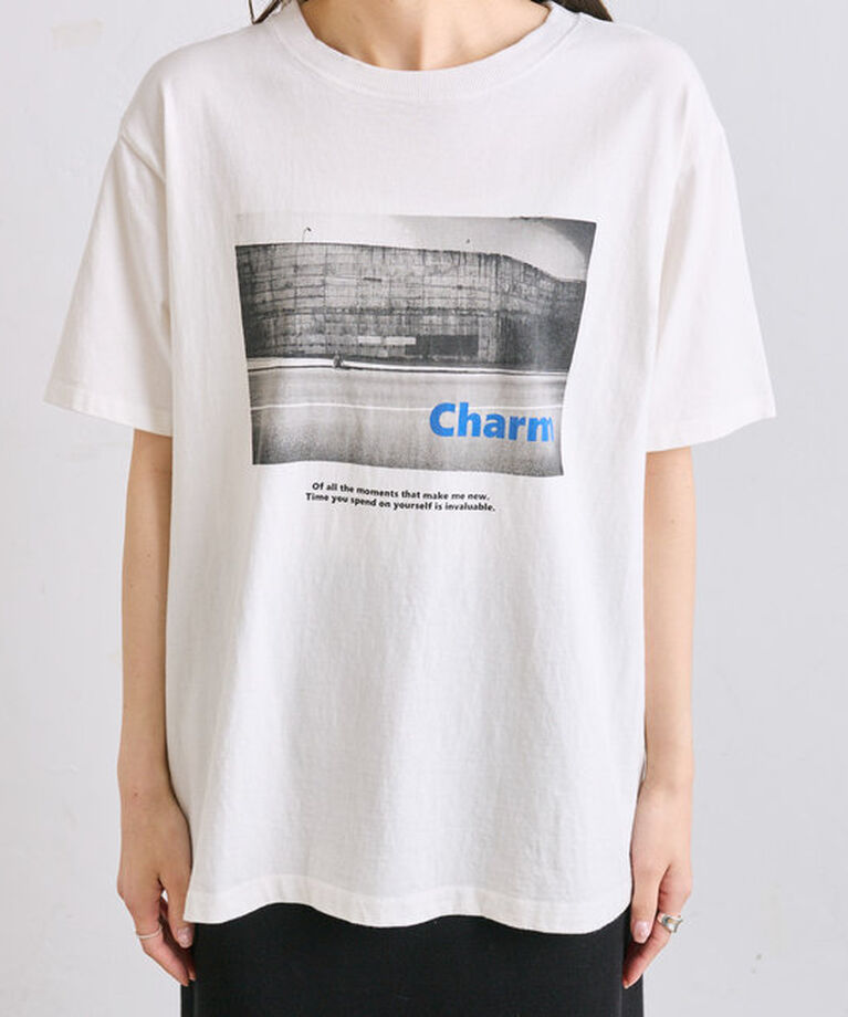  「【＠remi_usus企画】CharmフォトプリントTシャツ」|プルオーバー|