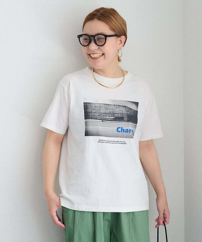  「【＠remi_usus企画】CharmフォトプリントTシャツ」|プルオーバー|