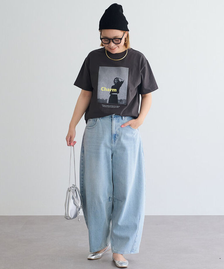  「【＠remi_usus企画】CharmフォトプリントTシャツ」|プルオーバー|