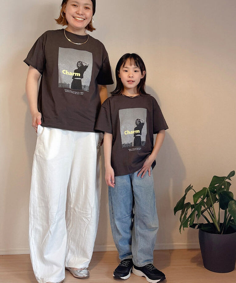  「【＠remi_usus企画】CharmフォトプリントTシャツ」|プルオーバー|