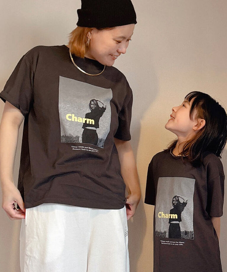  「【＠remi_usus企画】CharmフォトプリントTシャツ」|プルオーバー|