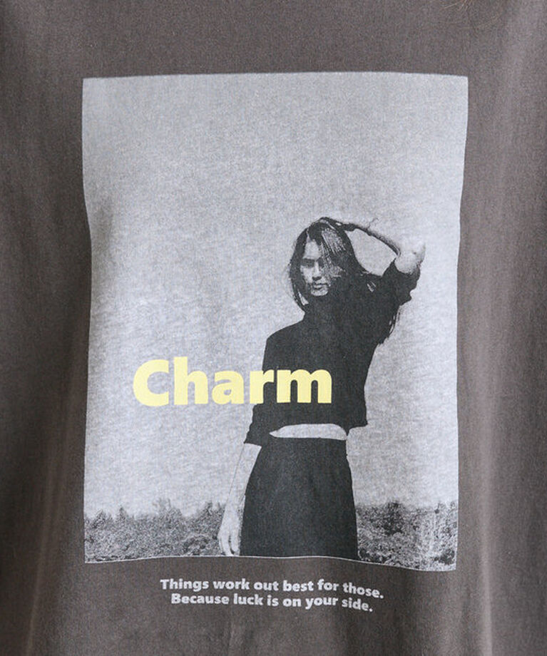  「【＠remi_usus企画】CharmフォトプリントTシャツ」|プルオーバー|