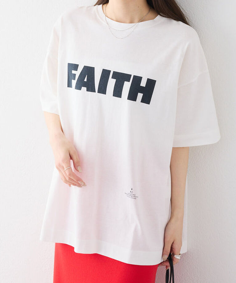  「【汗シミ防止素材】シンプルロゴTシャツ」|プルオーバー|
