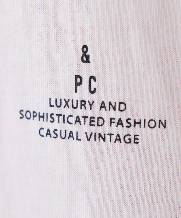  「【汗シミ防止素材】シンプルロゴTシャツ」|プルオーバー|