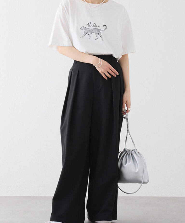  「アニマルプリントパンサーTシャツ」|プルオーバー|