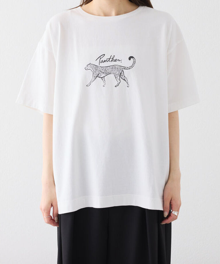  「アニマルプリントパンサーTシャツ」|プルオーバー|