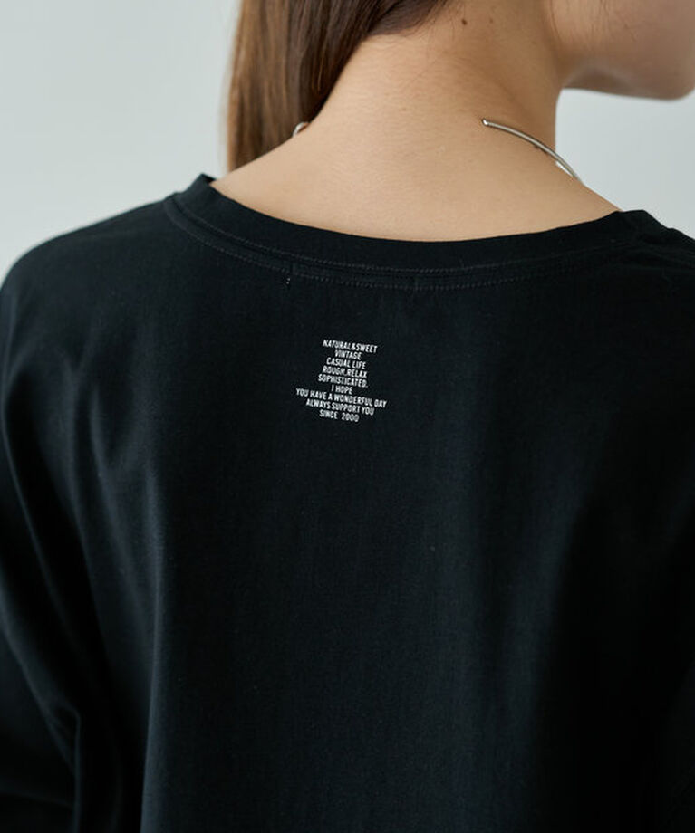  「【汗シミ防止】ワンポイントロゴTシャツ」|プルオーバー|