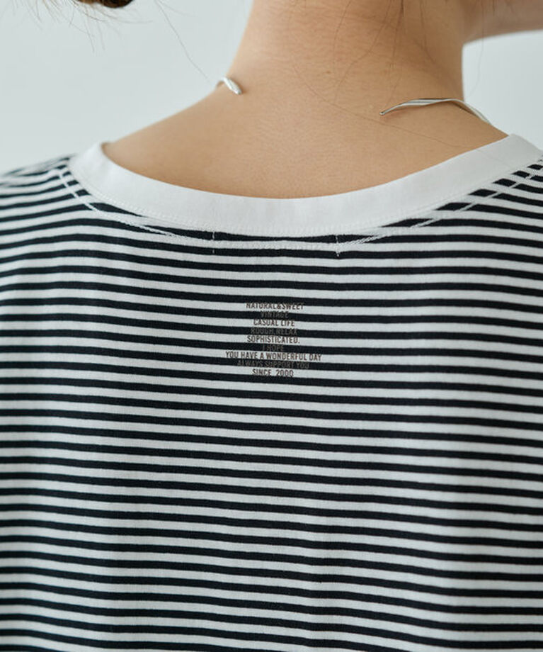  「【汗シミ防止】ワンポイントロゴTシャツ」|プルオーバー|