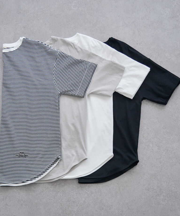  「【汗シミ防止】ワンポイントロゴTシャツ」|プルオーバー|