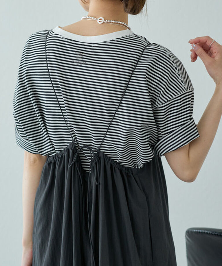  「【汗シミ防止】ワンポイントロゴTシャツ」|プルオーバー|