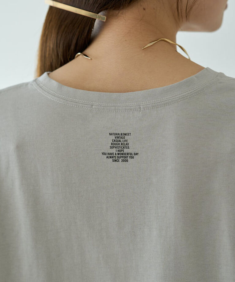  「【汗シミ防止】ワンポイントロゴTシャツ」|プルオーバー|