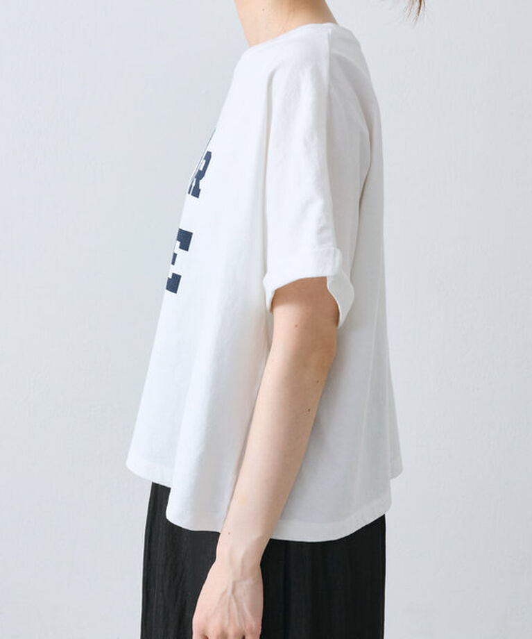  「カレッジロゴショートTシャツ」|プルオーバー|