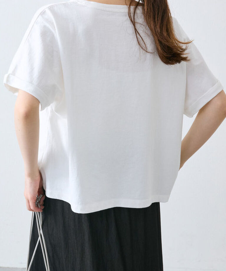  「カレッジロゴショートTシャツ」|プルオーバー|