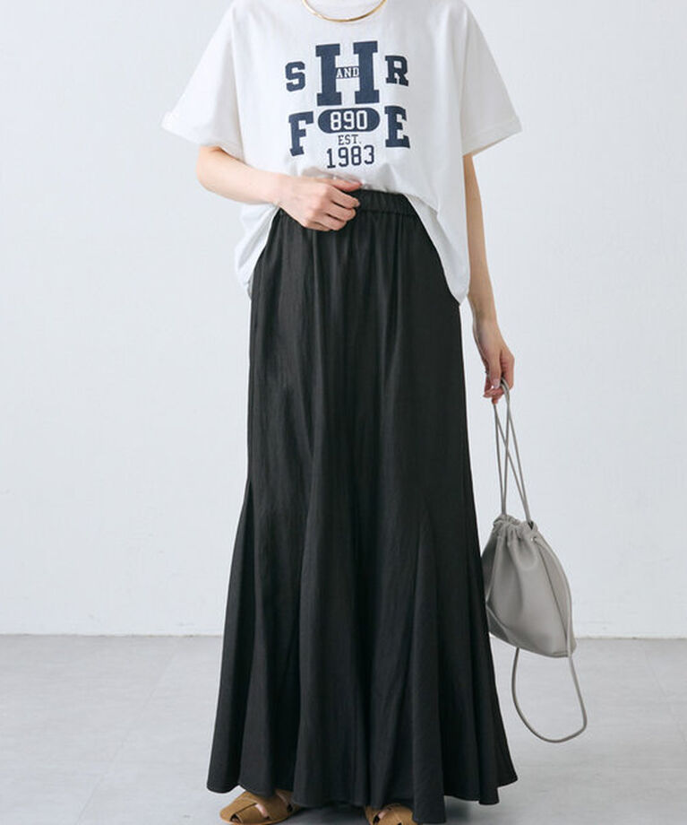  「カレッジロゴショートTシャツ」|プルオーバー|