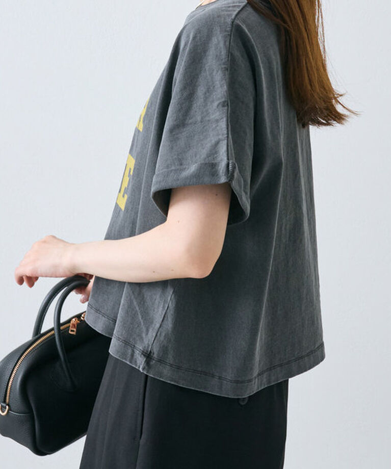  「カレッジロゴショートTシャツ」|プルオーバー|