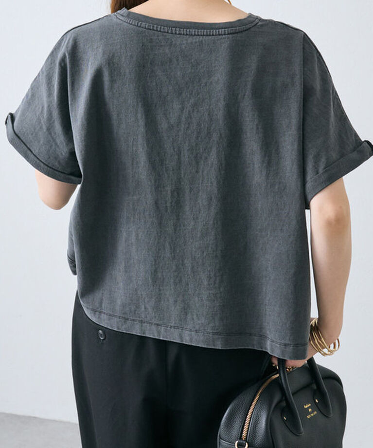  「カレッジロゴショートTシャツ」|プルオーバー|