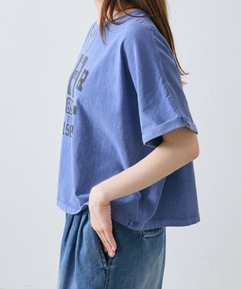  「カレッジロゴショートTシャツ」|プルオーバー|