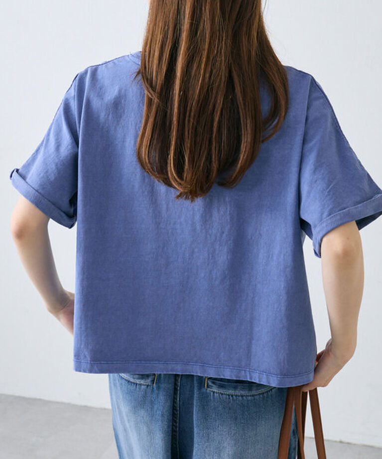  「カレッジロゴショートTシャツ」|プルオーバー|