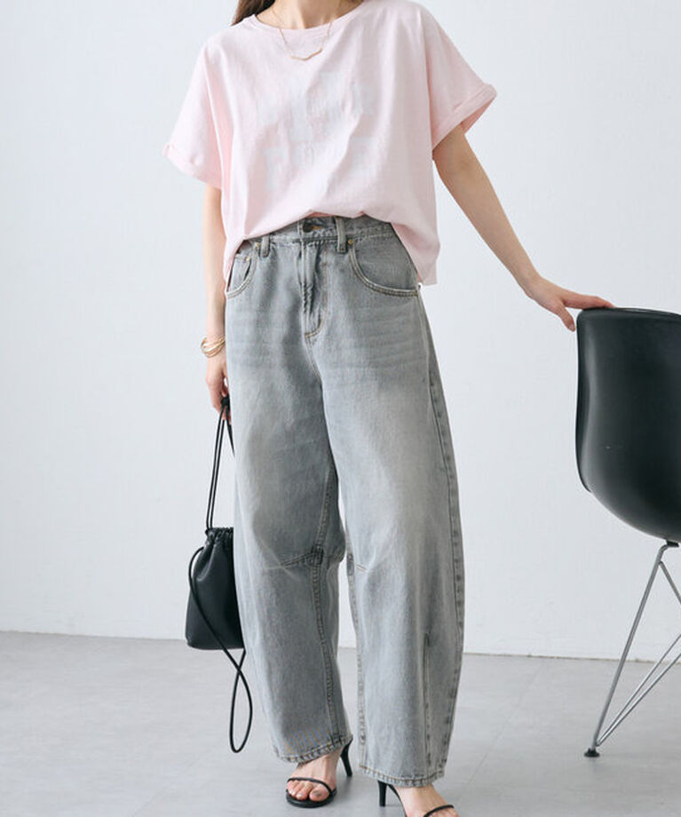  「カレッジロゴショートTシャツ」|プルオーバー|
