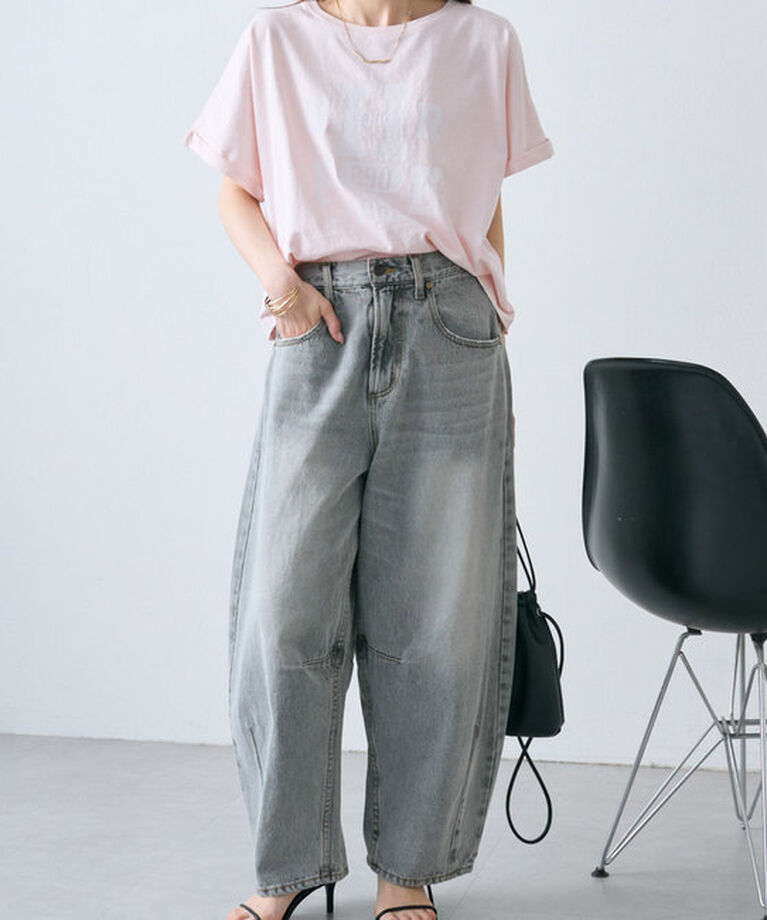  「カレッジロゴショートTシャツ」|プルオーバー|