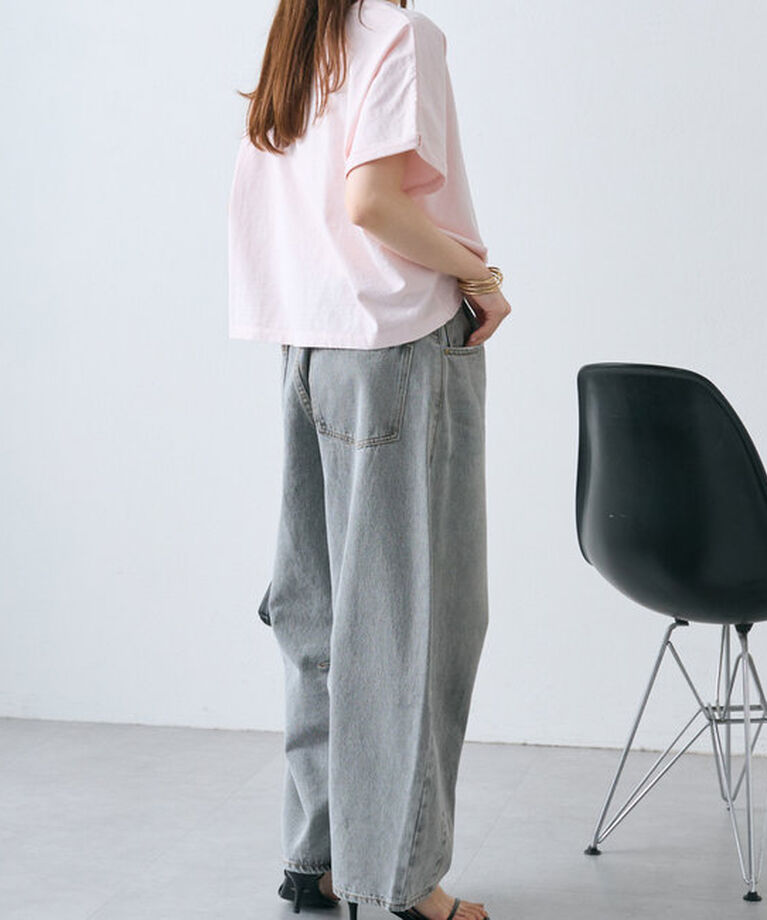  「カレッジロゴショートTシャツ」|プルオーバー|
