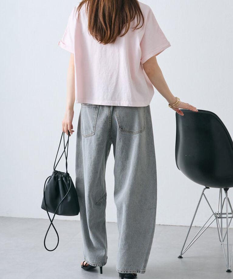  「カレッジロゴショートTシャツ」|プルオーバー|