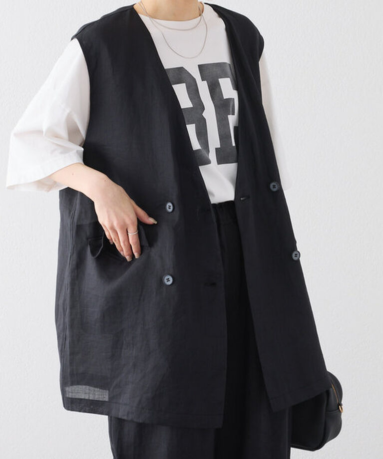  「スーピマコットンBIGロゴショートTシャツ」|プルオーバー|