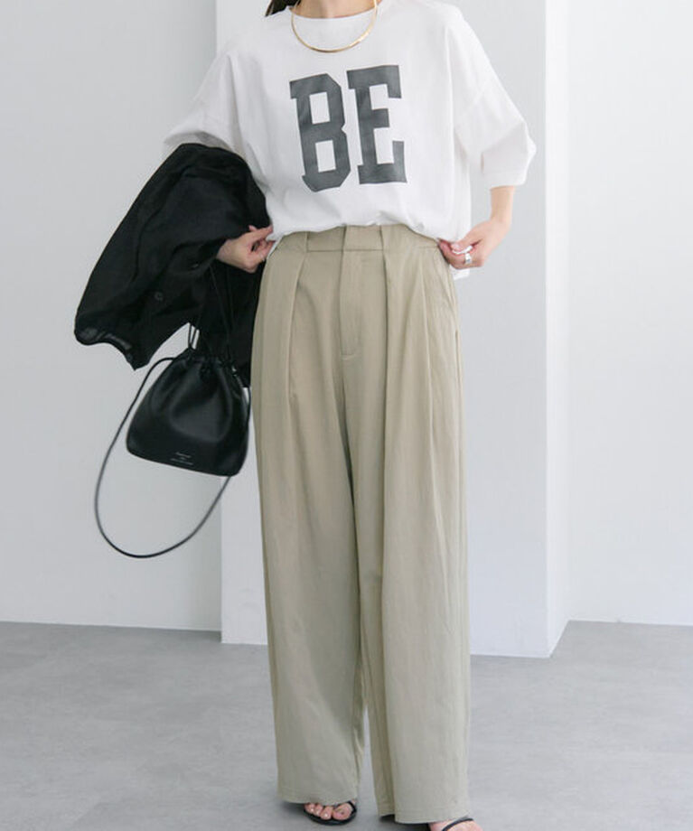  「スーピマコットンBIGロゴショートTシャツ」|プルオーバー|