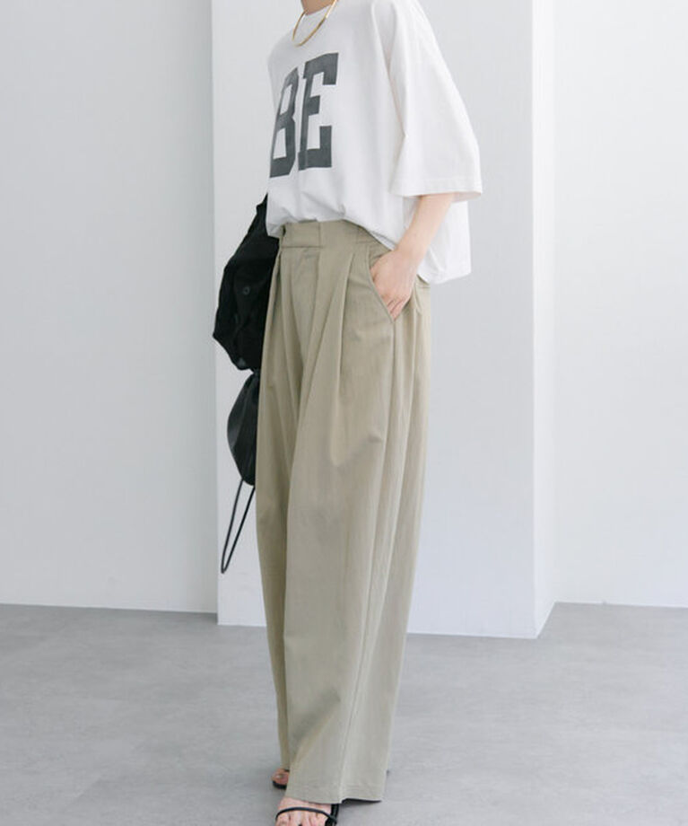  「スーピマコットンBIGロゴショートTシャツ」|プルオーバー|
