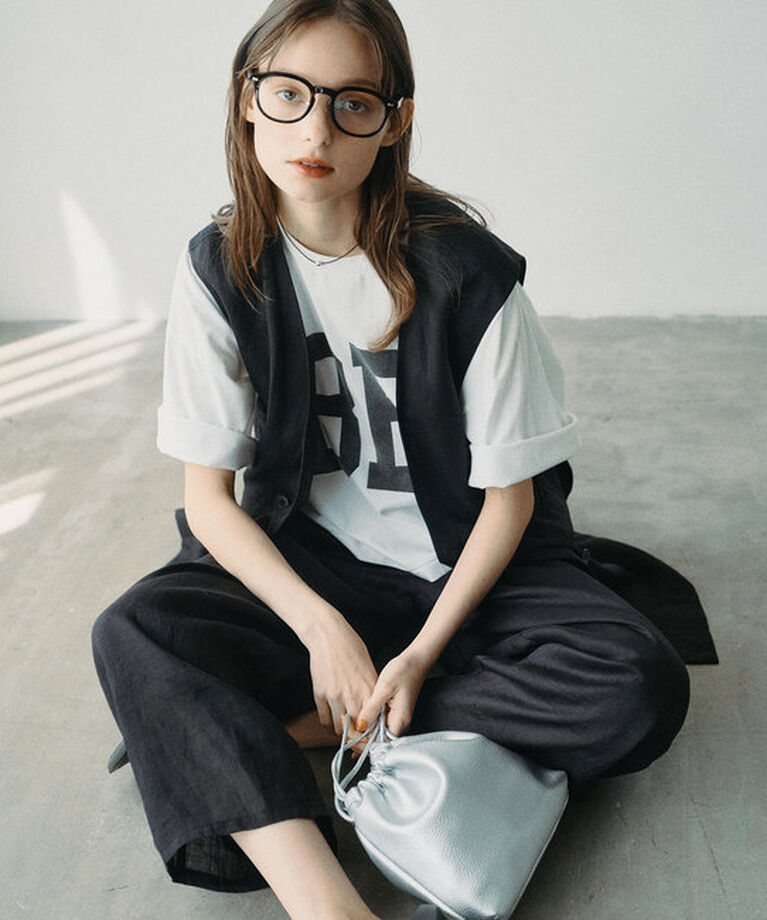  「スーピマコットンBIGロゴショートTシャツ」|プルオーバー|
