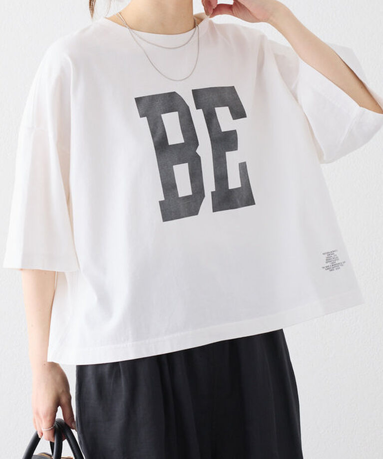  「スーピマコットンBIGロゴショートTシャツ」|プルオーバー|