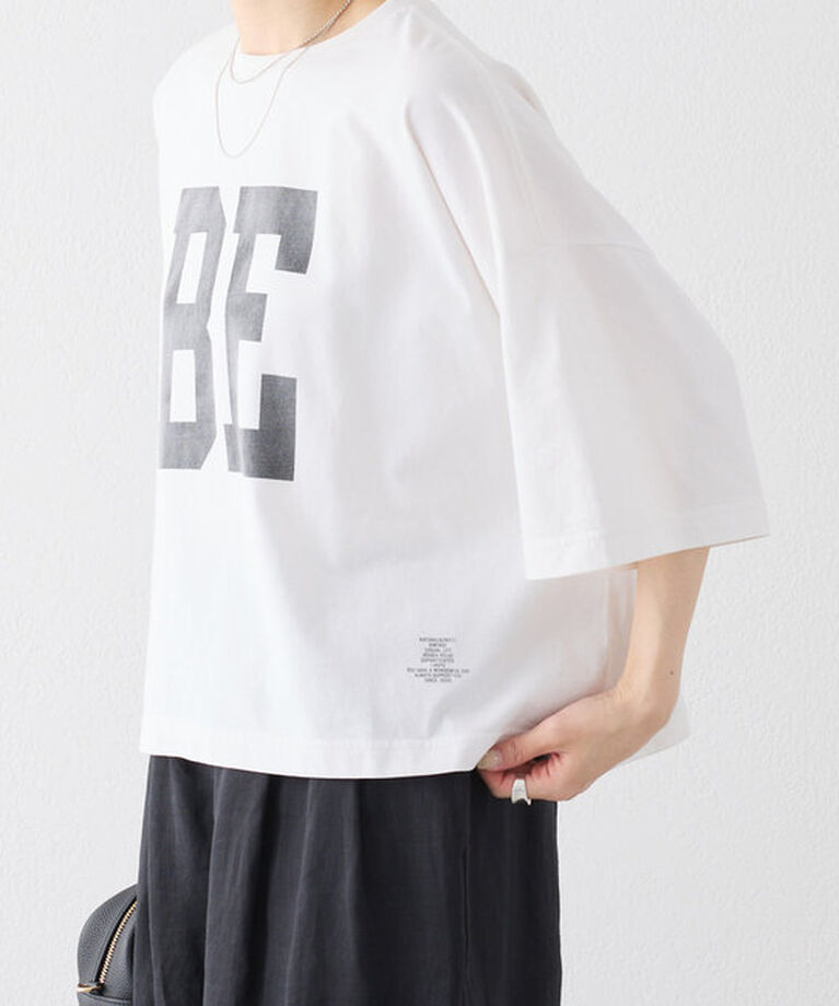  「スーピマコットンBIGロゴショートTシャツ」|プルオーバー|